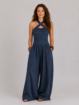 Bianca | Jumpsuit with an Elegant Crossover Neckline