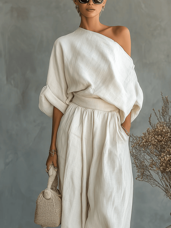 Mila™ | Two-Piece Set with Bardot Neckline