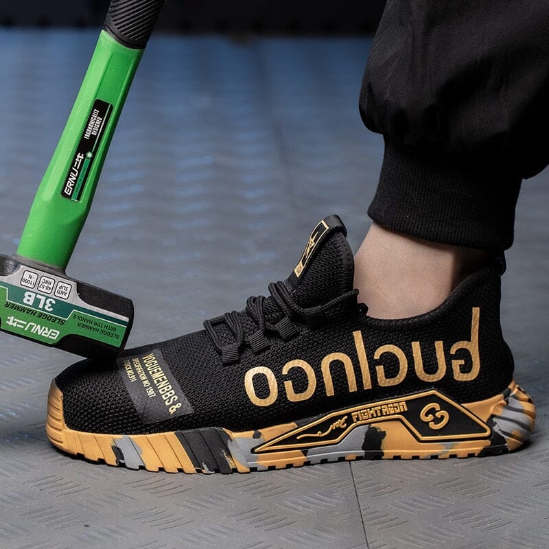 Diego - Zapatilla masculina de seguridad ligera y transpirable de Valerina Milano