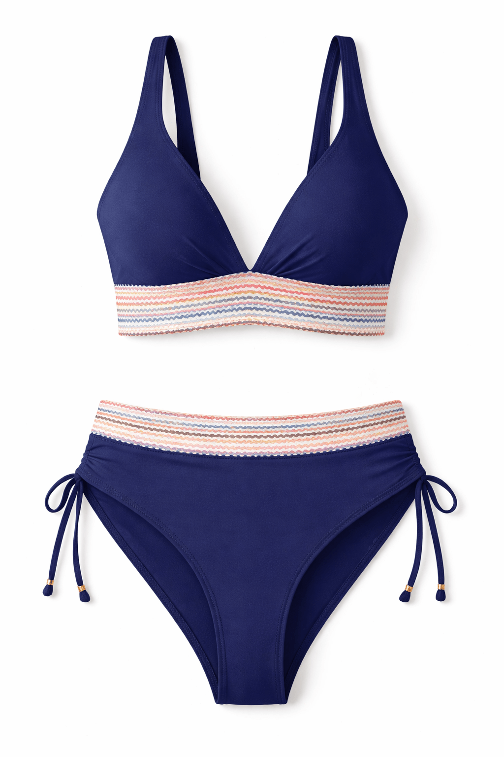 Vitória – Conjunto de bikini de cintura alta con control de abdomen