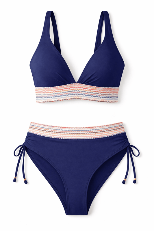 Vitória – Conjunto de bikini de cintura alta con control de abdomen