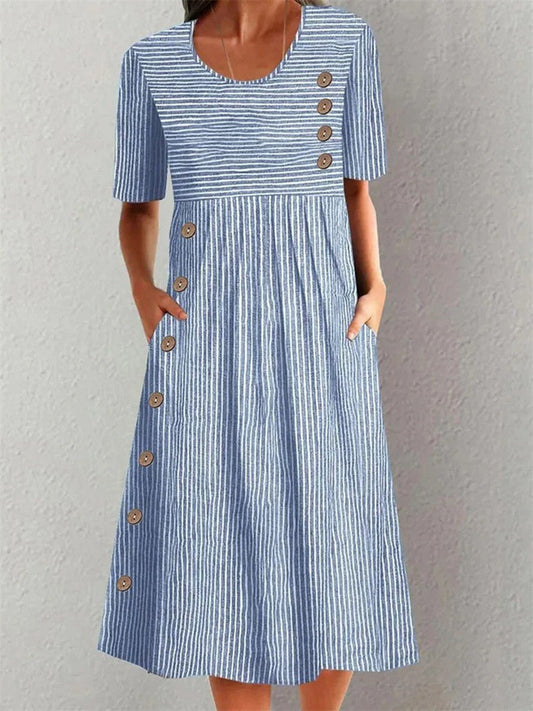 Bella | Vestido de verano a rayas