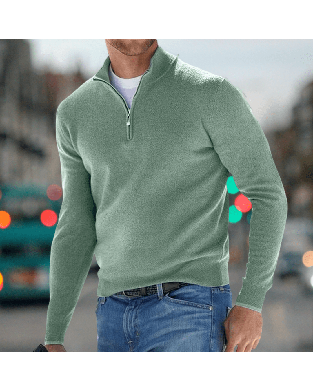 Carlos – Jersey con cremallera - Camila Fashions