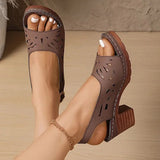 Vera - Sandalias de cuña con triple soporte de arco