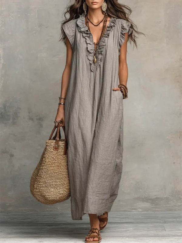 Camélia | Bohemian Maxi Dress