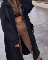 Marina | Chaqueta larga con capucha