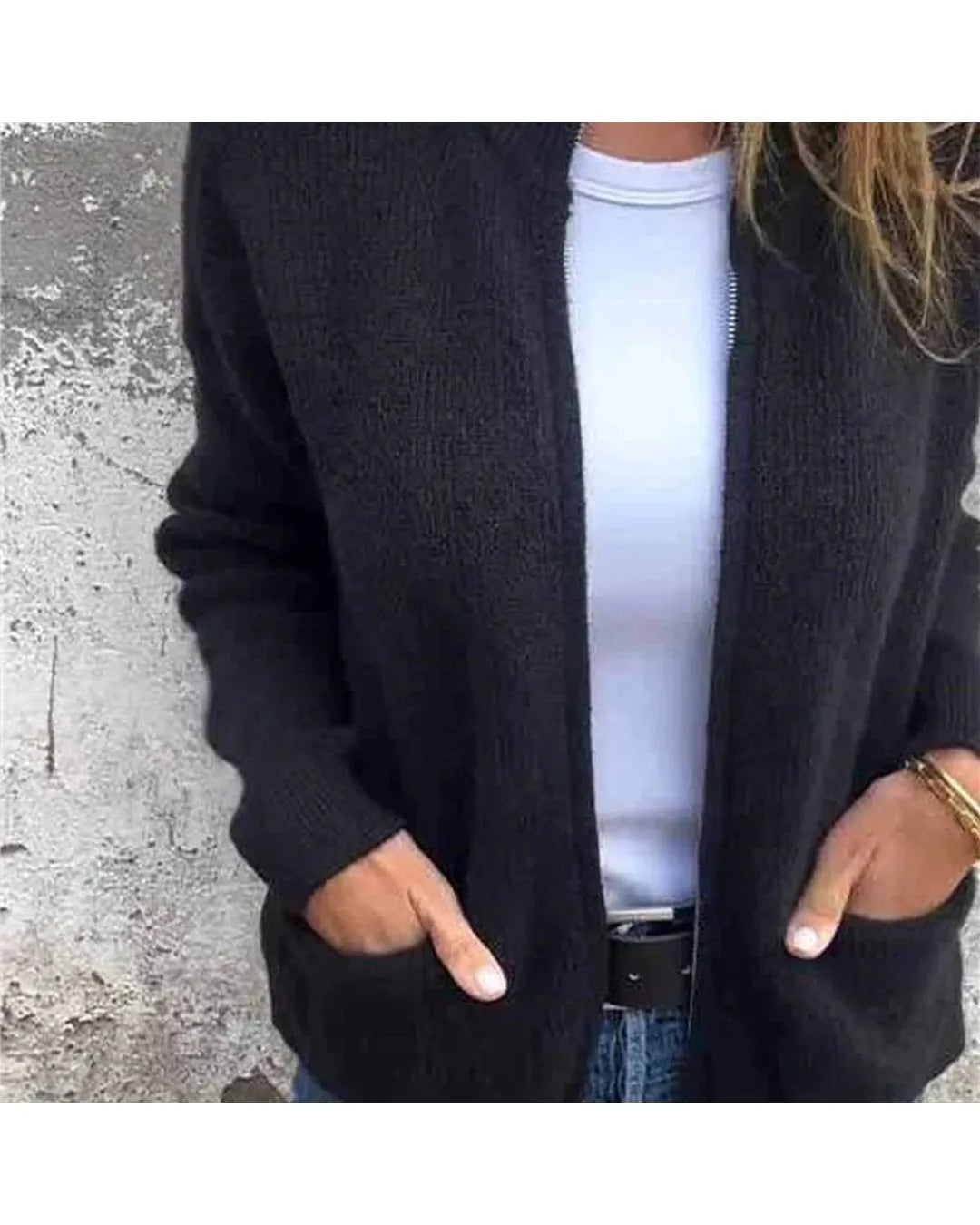 Vera | Chaqueta de punto con cremallera - Camila Fashions