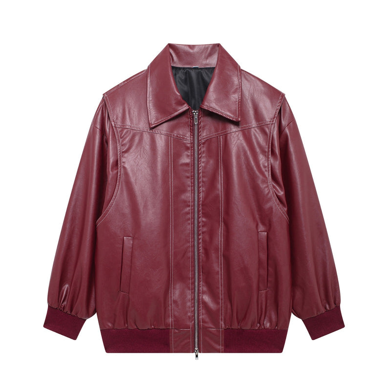 Valentina | Chaqueta urbana efecto piel oversize