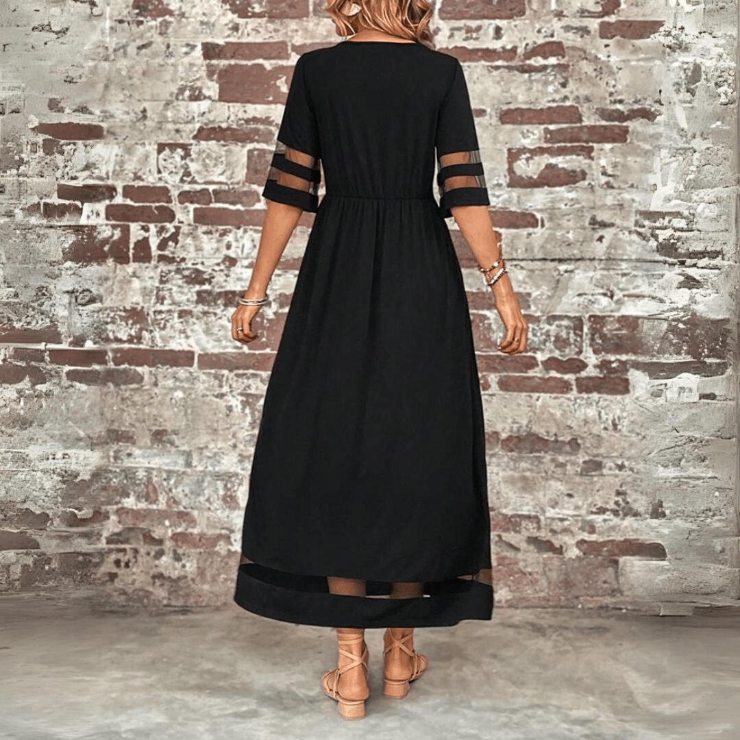 Aurora™ | Vestido midi favorecedor que estiliza el abdomen