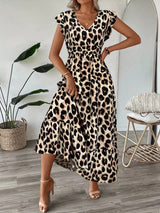 Candela | Vestido maxi barroco con escote en V