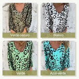 Amanda - Vestido Safari Chic con estampado de leopardo