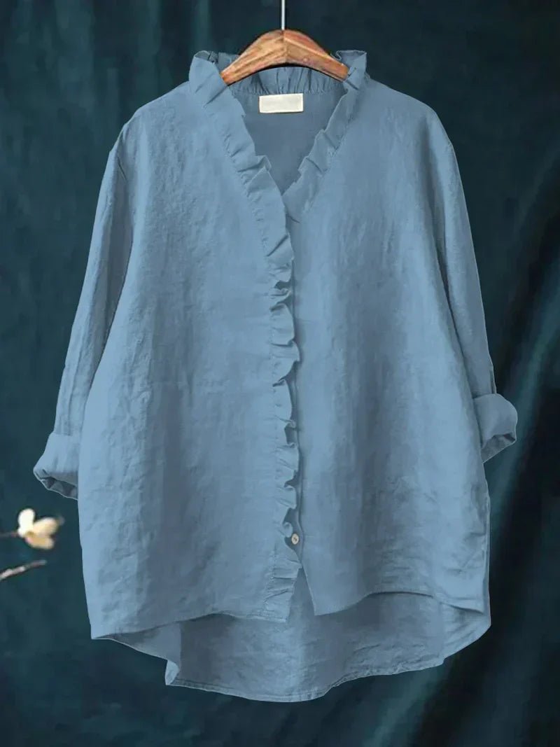 Sabela - Camisa informal con volantes