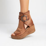 Orélisse™ — Modern Open Wedge Ankle Boots