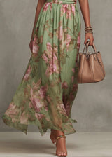 Livia | Vestido maxi elegante de estampado floral