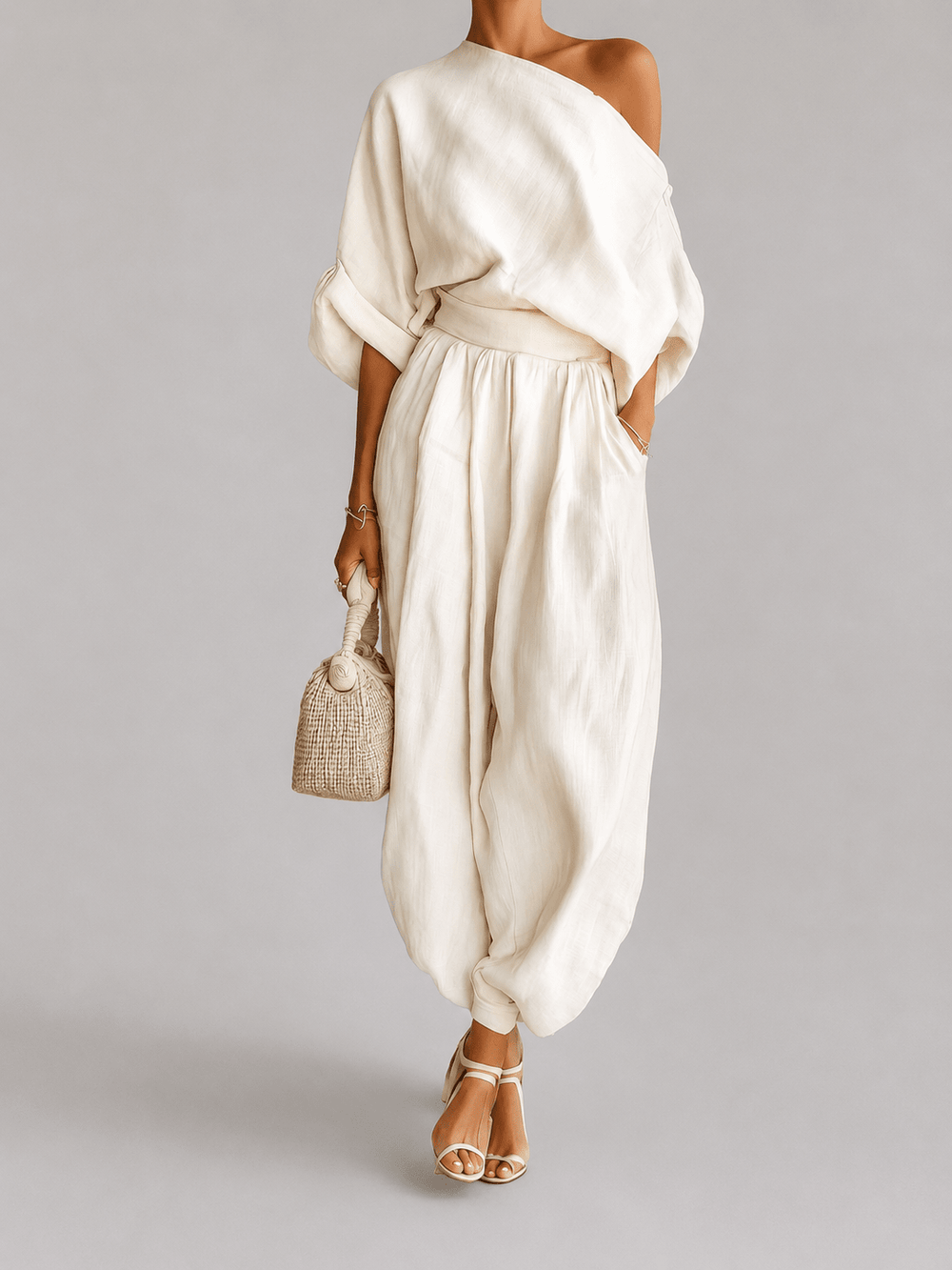 Mila™ | Two-Piece Set with Bardot Neckline