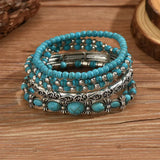 Maelia | Elegant Multi-Strand Turquoise Bracelet