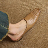 Helma Genuine Leather Mules