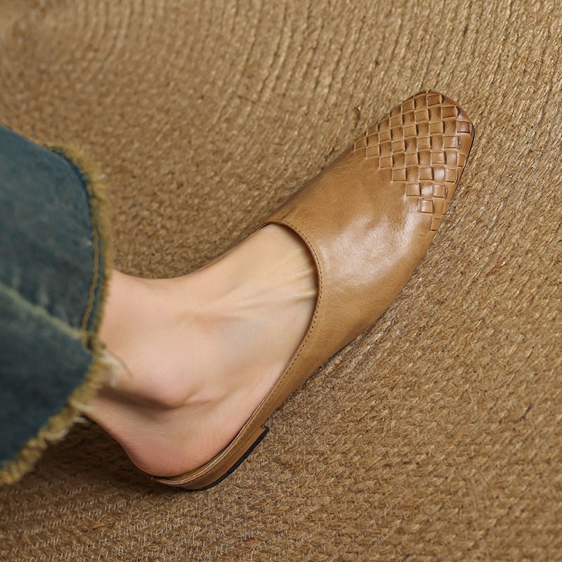 Helma Genuine Leather Mules