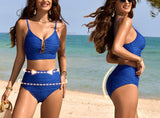 Luna – Bikini push-up de cintura alta