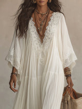 Anna – White Pearl Dress