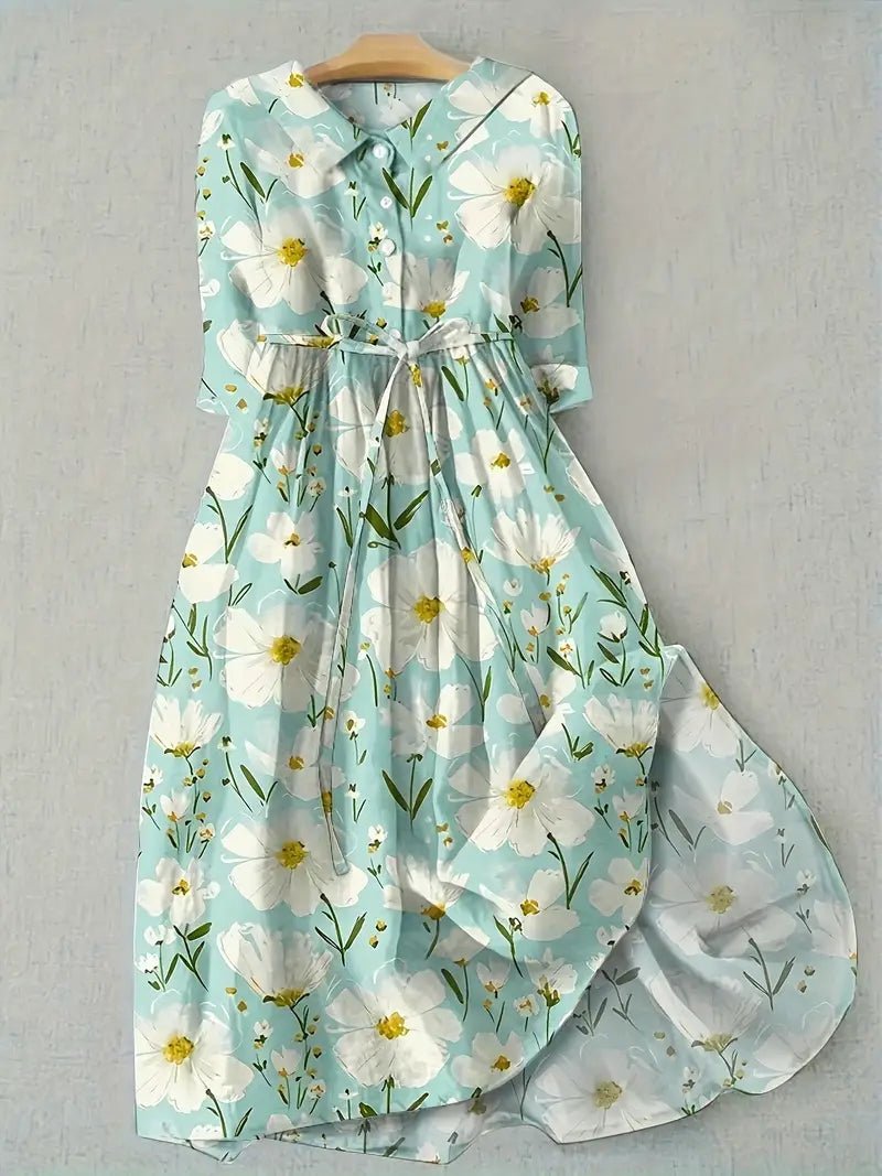 Lola | Vestido de verano con flores frescas
