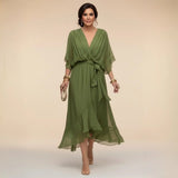 Mónica - Vestido con escote en V