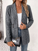 Xalviere | Elegante Dames Cardigan - Open Voorkant & Ingenaaide Taille