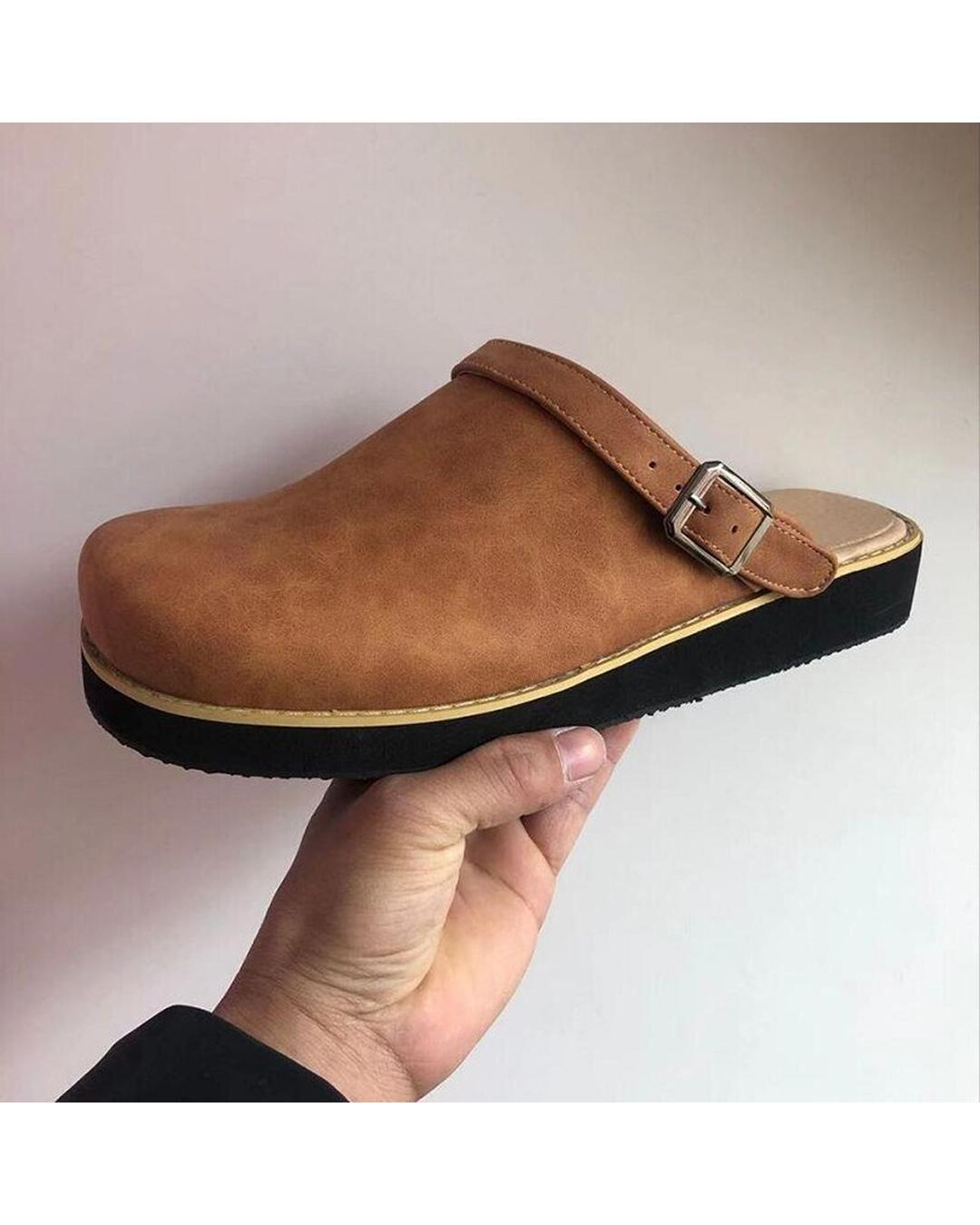 Lucas | Mocasines ortopédicos de piel para hombre - Camila Fashions