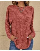 Irene - Classic Casual Long-Sleeve Jumper - Camila Fashions