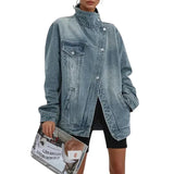 Cleo | Chaqueta asimétrica urbana con botones