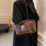 Renata - Bolso vintage de piel sintética
