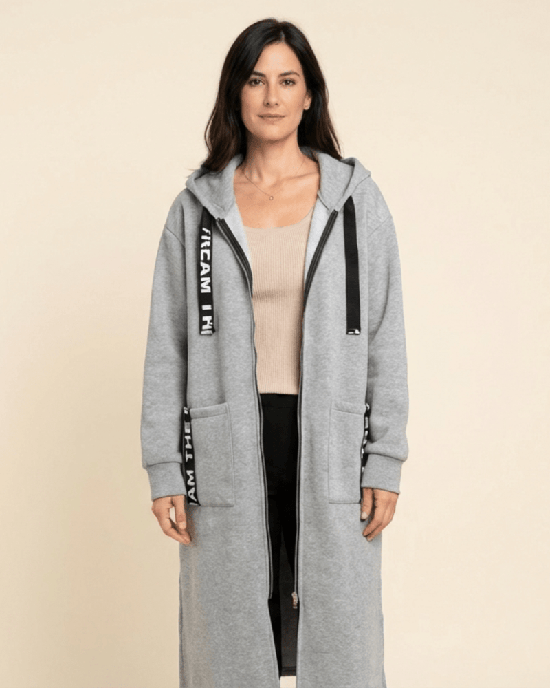 Marina | Chaqueta larga con capucha