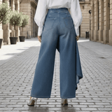 Aitana | Vaqueros de cintura alta con diseño cruzado