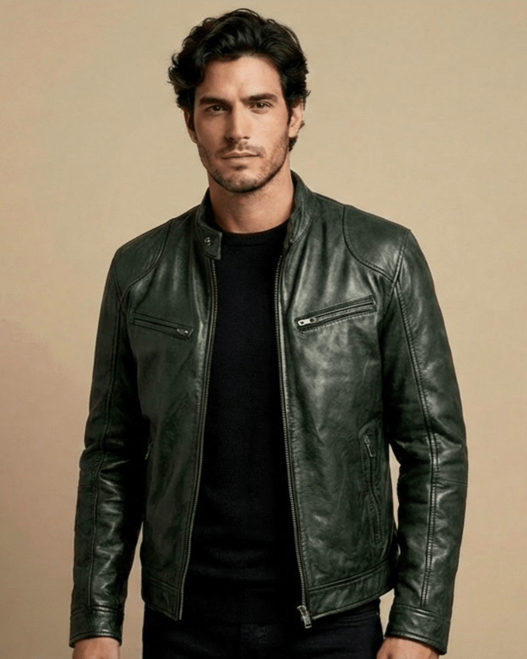 CHAQUETA CUERO - Camila Fashions