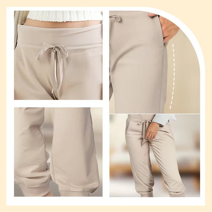 Lía - Pantalón capri ajustado de cintura alta