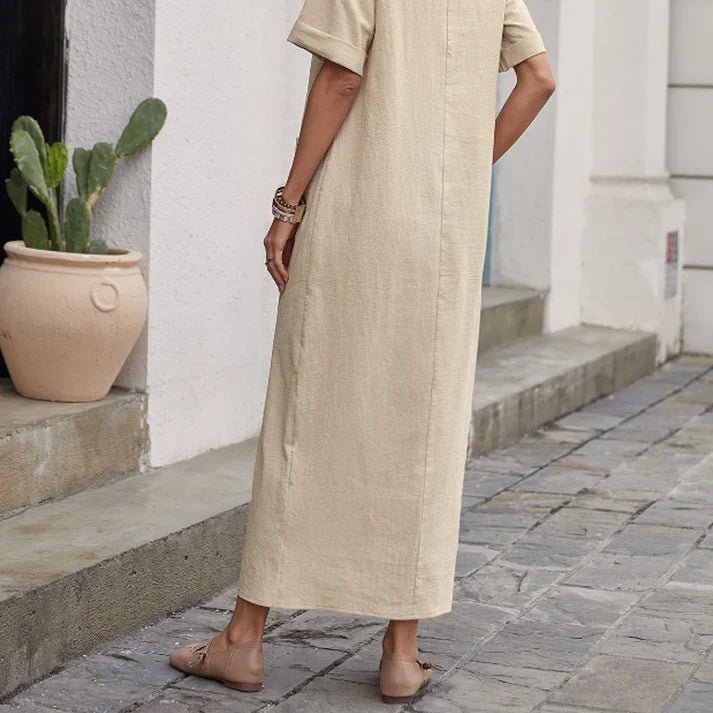 Maia - Vestido amplio de cuello redondo