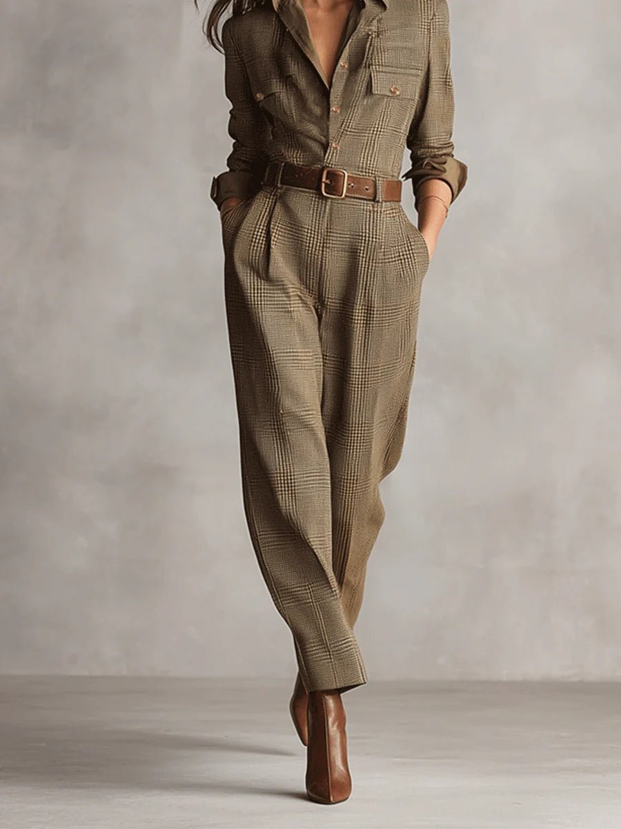 Mirabelle – mono de tweed para mujer