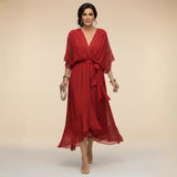Mónica - Vestido con escote en V