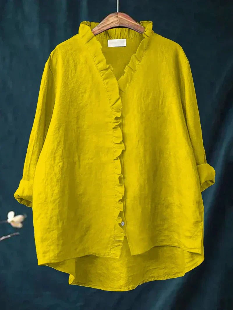 Sabela - Camisa informal con volantes