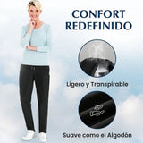 Noa - pantalón casual unisex, extremadamente suave y flexible con caída elegante