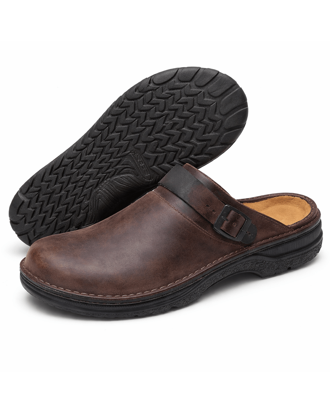 Lucas | Mocasines ortopédicos de piel para hombre - Camila Fashions