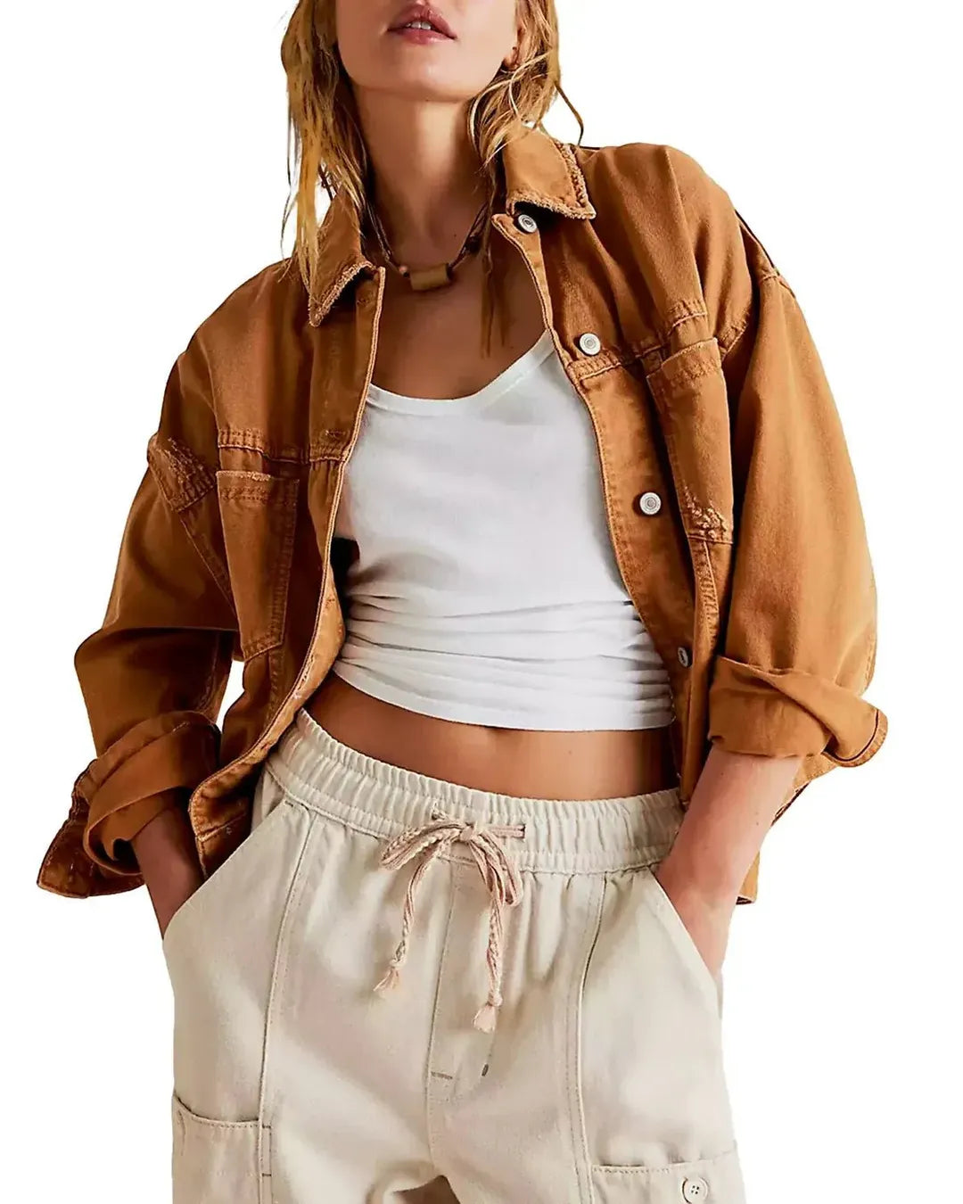 Noelia | Chaqueta vaquera con corte holgado - Camila Fashions