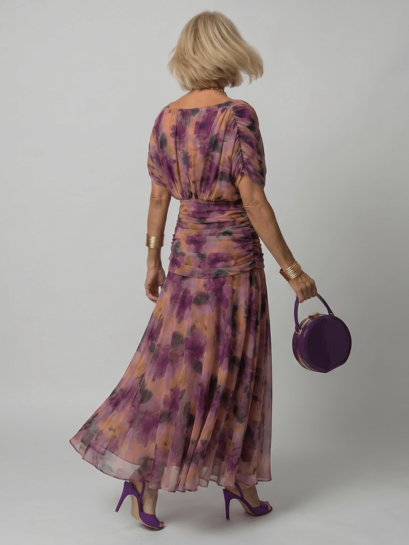 Calen | Vestido midi con hombros descubiertos
