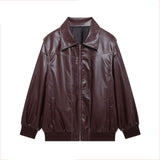 Valentina | Chaqueta urbana efecto piel oversize