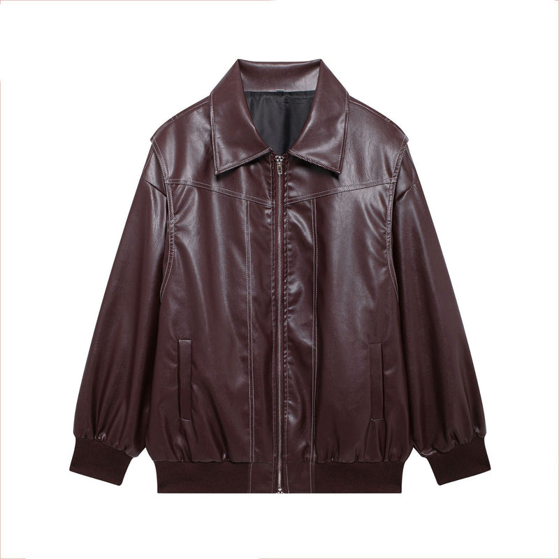 Valentina | Chaqueta urbana efecto piel oversize