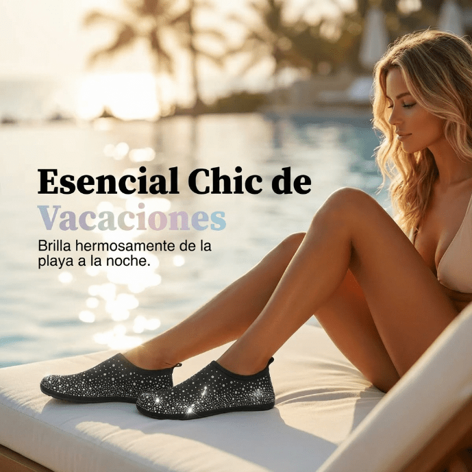 Coral - Zapatos acuáticos brillantes de secado rápido