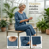 Marisa - Conjunto casual con detalles calados