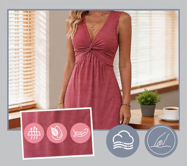 Camila - Vestido favorecedor con efecto silueta estilizada