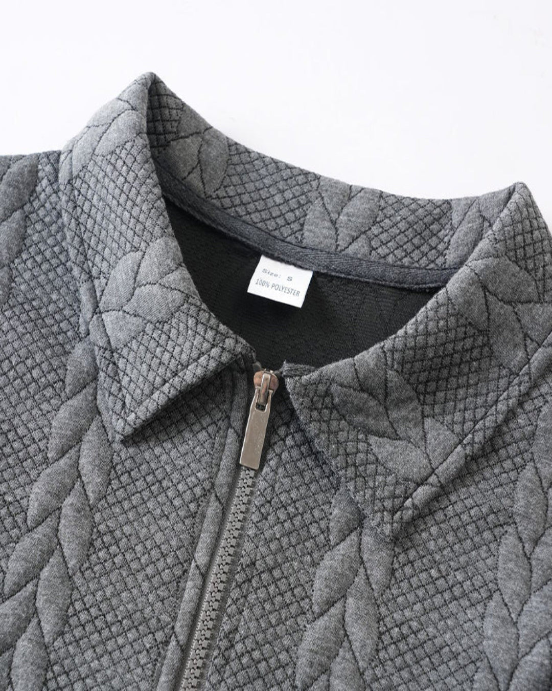 Hugo – Suéter de punto trenzado con media cremallera - Camila Fashions