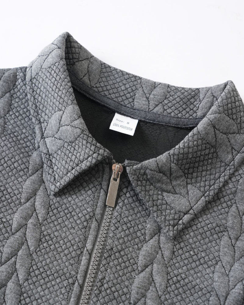 Hugo – Cable-Knit Half-Zip Jumper - Camila Fashions